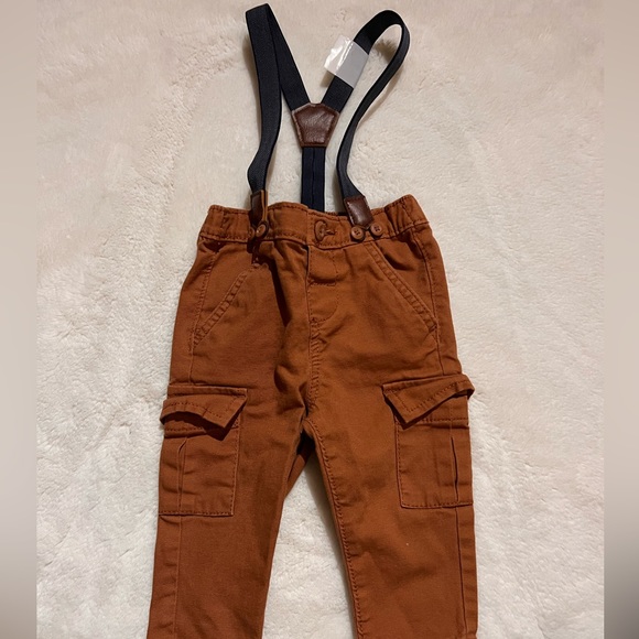 Baby B’gosh Pants with Suspenders - Picture 1 of 7